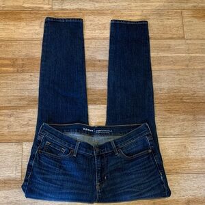 Old Navy Women's Indigo mid rise curvy Jeans